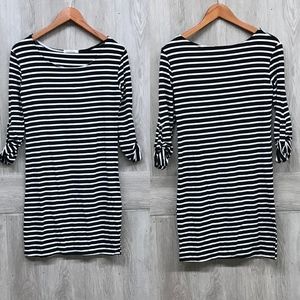 Heart Hips Striped ¾ Sleeve Dress BB729